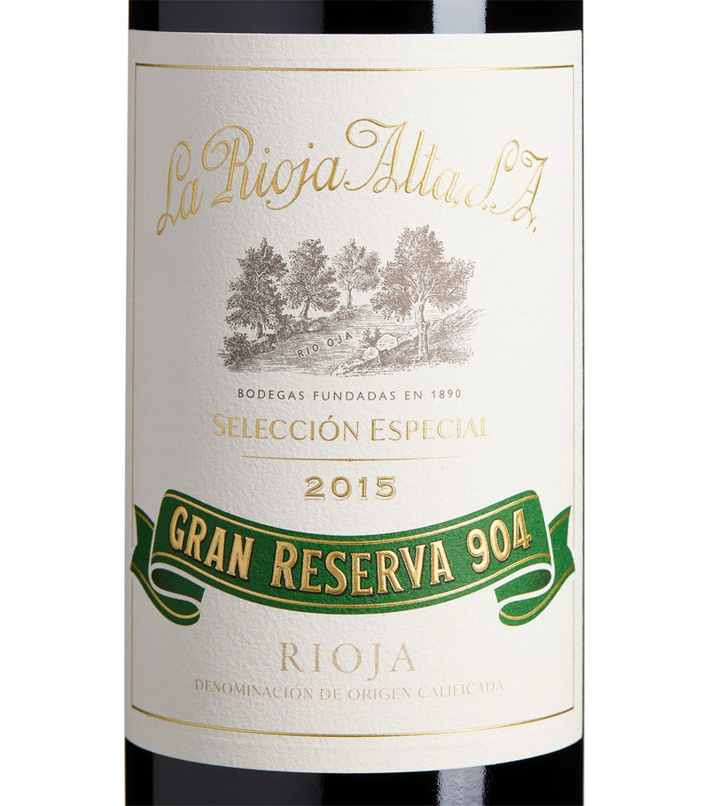 La Rioja Alta Gran Reserva 904 red wine 75cl, UK version