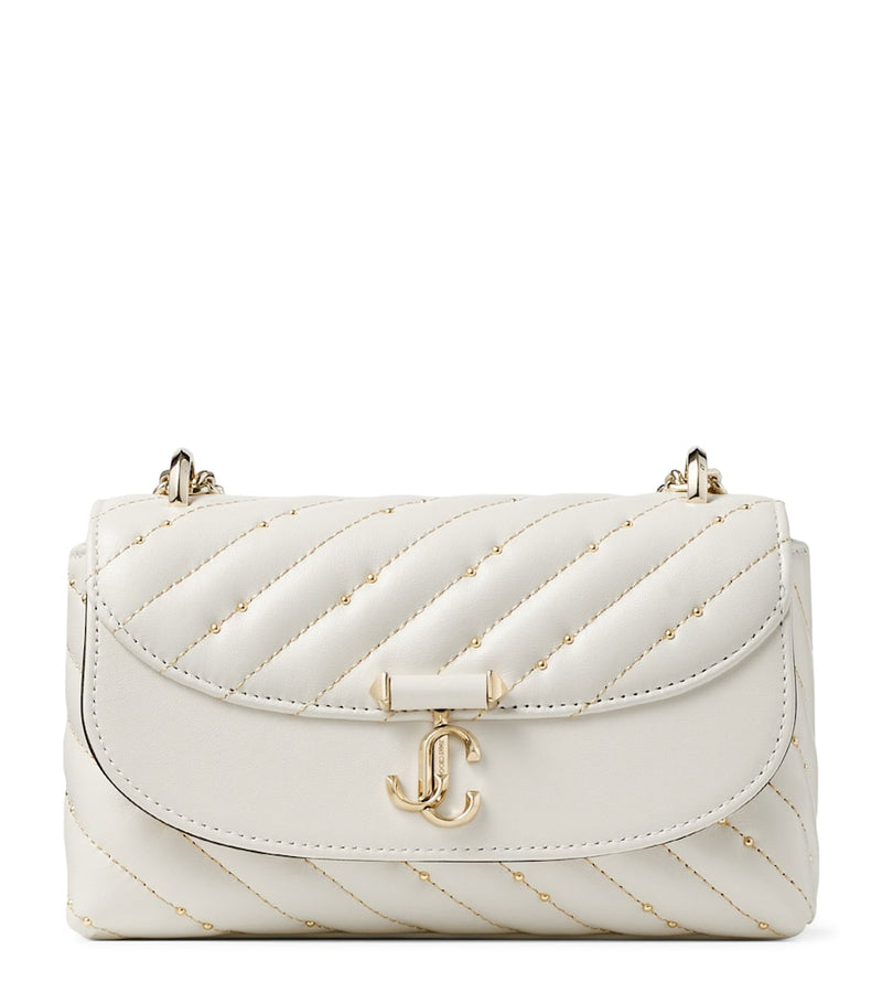Jimmy Choo Curve small biker leather quilted bag, UK version