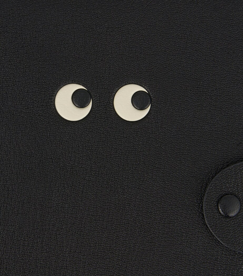 Anya Hindmarch A5 leather journal with Eyes motif and refillable paper pad - British product