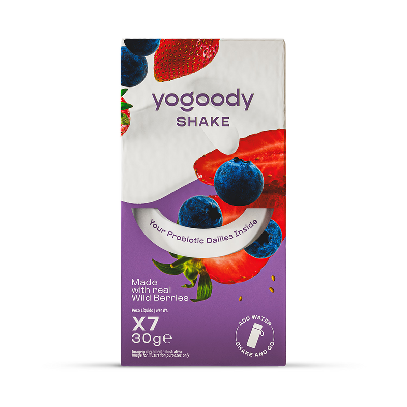 Yogoody probiotic shake wild berries 7x30g - British product