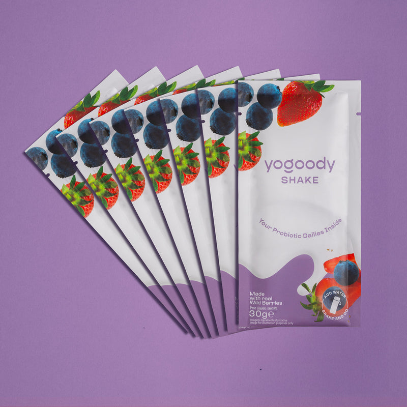 Yogoody probiotic shake wild berries 7x30g - British product