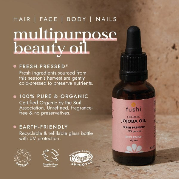 Fushi organic jojoba oil 30ml - British product