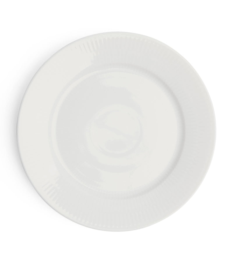 Royal Copenhagen White Fluted plate 22cm, imported from the UK