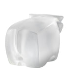 Lalique crystal ox ornament by Han Meilin 10cm, UK version