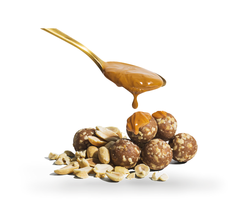 Peanut butter balls plant-based single bag - British product