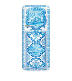 Smeg and Dolce Gabbana retro Maiolica fridge with Greek temple design (British brand)