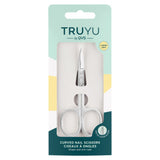 QVS curved nail scissors with large grip, imported from the UK