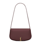 Saint Laurent Mini Flap Shoulder Bag in smooth calfskin leather (British brand)