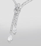 Graff Tilda's Bow pendant necklace, imported from the UK