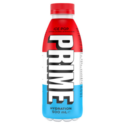 ASDA Prime Ice Pop Cherry Lime Blue Raspberry Sports Drink 500ml- Buy online at McGrocer