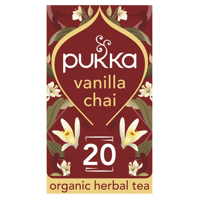 ASDA Pukka Organic Vanilla Chai Herbal Tea Bags 40g- Buy online at McGrocer