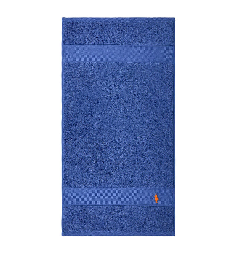 Ralph Lauren Polo Player Guest Towel 40cm x 75cm, imported from the UK