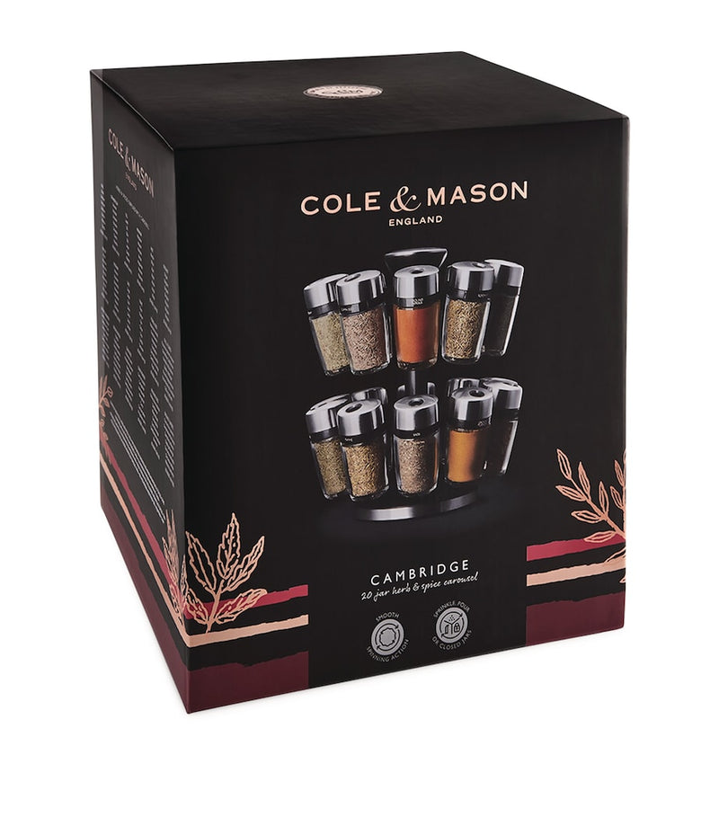 Cole & Mason Cambridge herb and spice carousel rack - British product