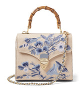 Harrods Aspinal of London Midi Canvas Mayfair Top-Handle Bag- Buy online at McGrocer