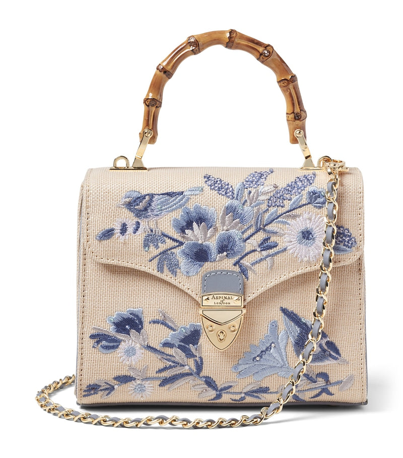 Aspinal of London Midi Canvas Mayfair top-handle bag - British product