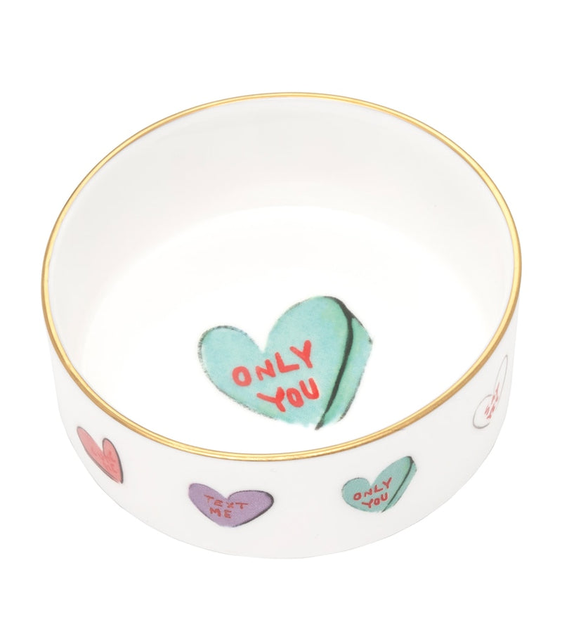 Halcyon Days Only You bone china trinket box (British brand)