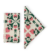 Harrods Cabana Magazine Set of 4 Linen Garda Napkins 50cm x 50cm- Buy online at McGrocer