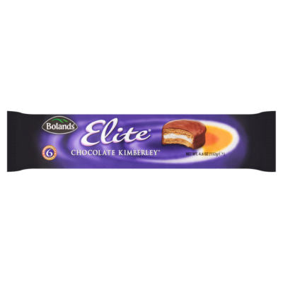 Bolands Elite Kimberley Ginger Chocolate Biscuits 132g - British product