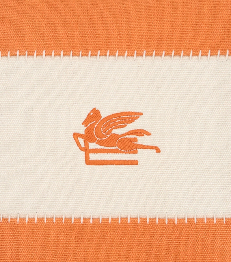 Etro Pegaso embroidered cushion 45cm x 45cm - British product