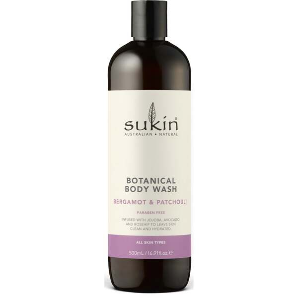 Sukin Botanical Body Wash Bergamot & Patchouli (British brand)