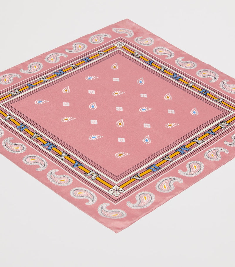 Max Mara silk printed scarf 32cm (British brand)