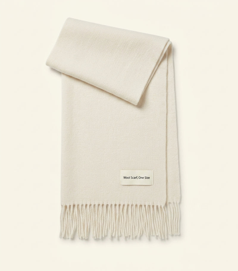 Burberry wool logo scarf 168cm - British product