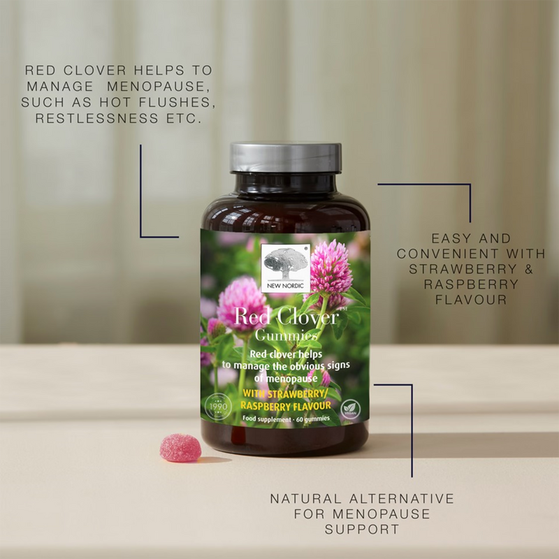 New Nordic red clover gummies 60 - British product