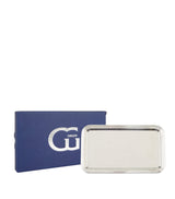 Harrods Silver Plated Georgian Rectangular Tray 18cm x 31cm- Buy online at McGrocer