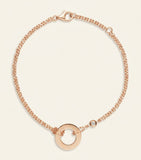 Cartier rose gold and diamond LOVE chain bracelet, imported from the UK