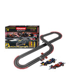 Carrera GO!!! F1 slot racing set with Verstappen and Hamilton cars, imported from the UK