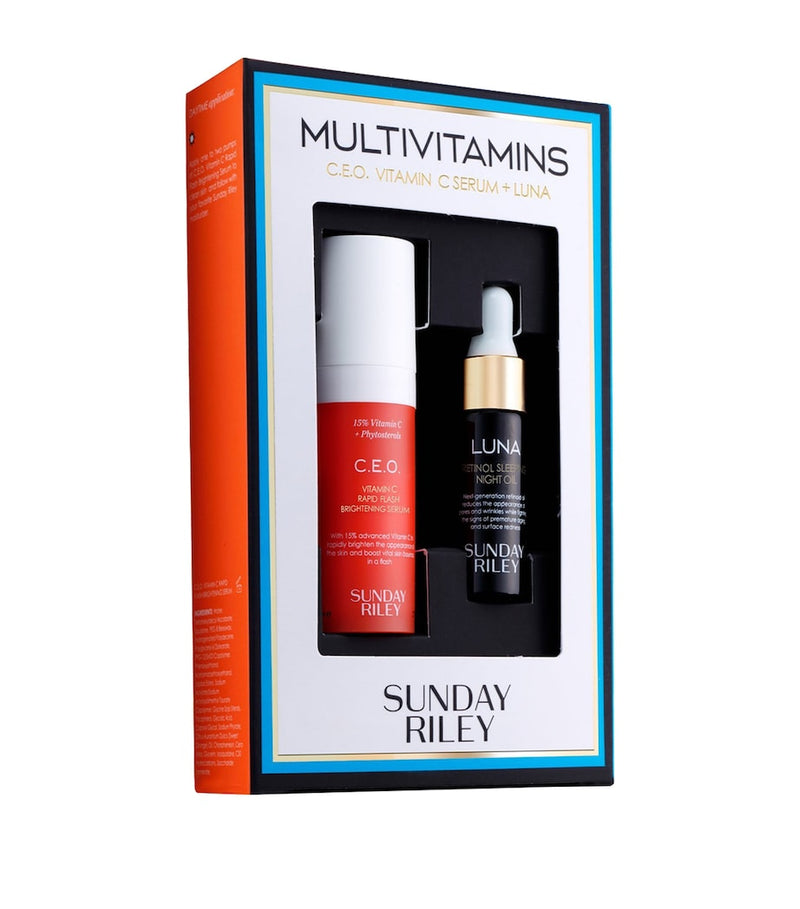 Sunday Riley Multivitamins Kit CEO serum and Luna oil (British brand)