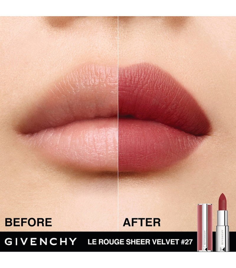 Givenchy Le Rouge Sheer Velvet Refillable Matte Lipstick, UK version