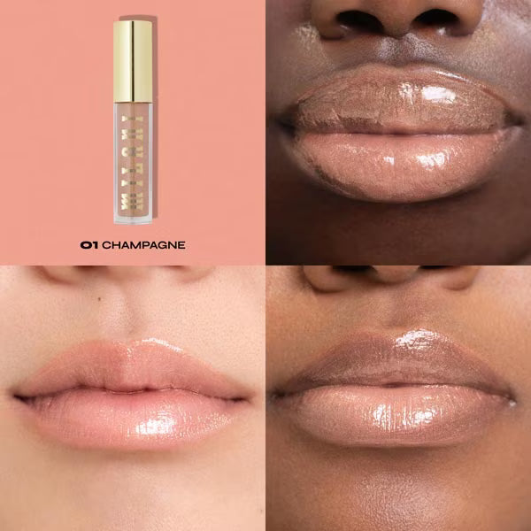 Milani Keep It Full Nourishing Lip Plumper Champagne, imported from the UK