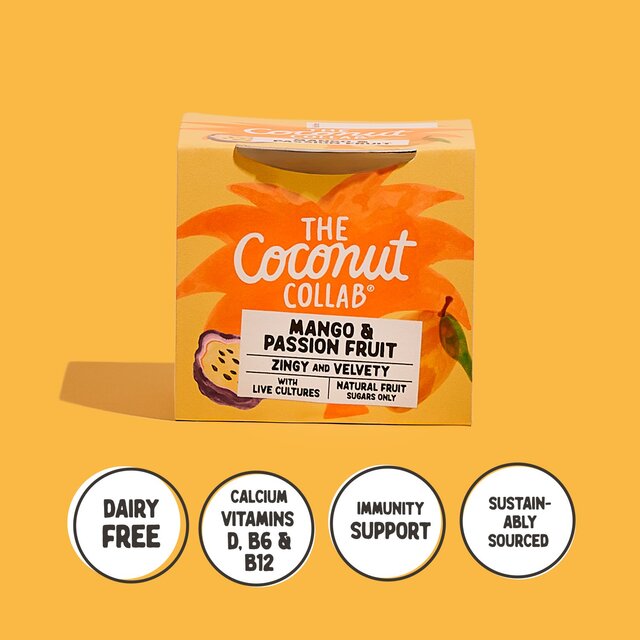 The Coconut Collab Mango & Passionfruit Coconut Yoghurt   100g - McGrocer