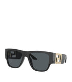 Versace Wayfarer sunglasses with ivory frame and gold logo arms - British product