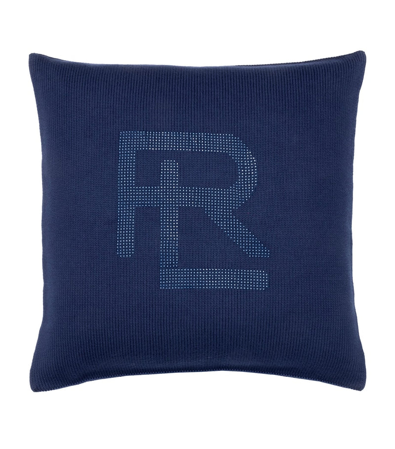 Ralph Lauren Home cushion cover Hawthorn monogram 50cm x 50cm - British product