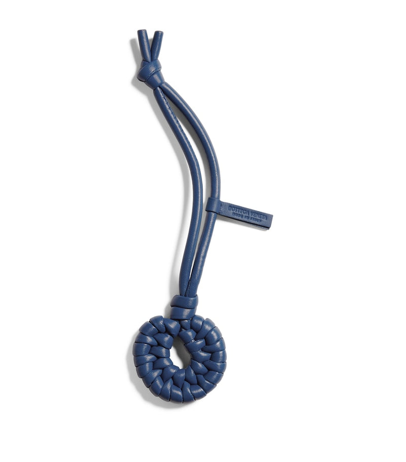 Bottega Veneta braided leather charm, imported from the UK