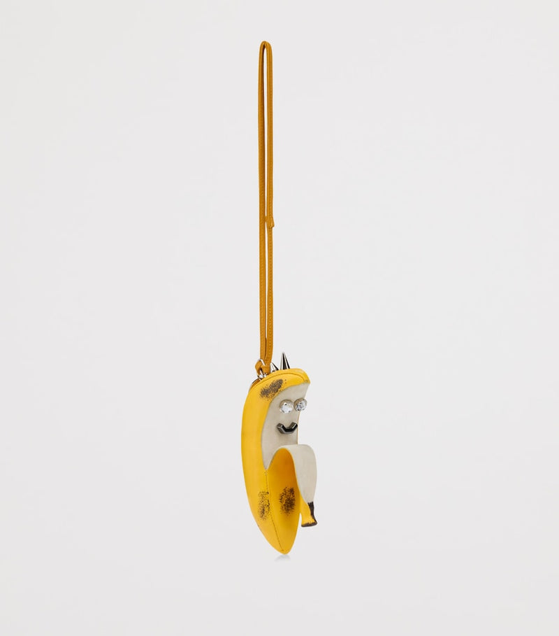 Christian Louboutin leather banana bag charm, imported from the UK