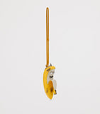 Christian Louboutin leather banana bag charm, imported from the UK