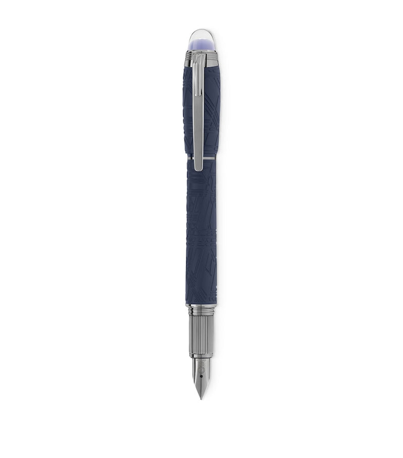 Montblanc Starwalker SpaceBlue fountain pen, imported from the UK