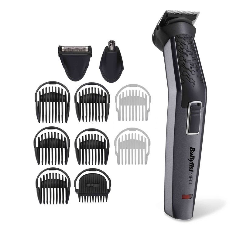 BaByliss 11-in-1 carbon titanium trimmer kit for face and body, imported from the UK