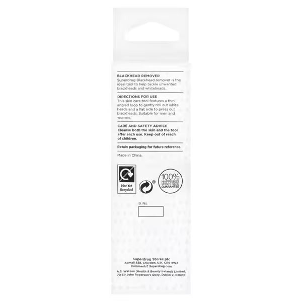 Superdrug black head remover tool (British brand)