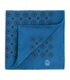Dunhill mulberry silk pocket square 30x30cm (British brand)