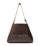 Harrods Jimmy Choo Medium Suede Diamond Shoulder Bag- Buy online at McGrocer