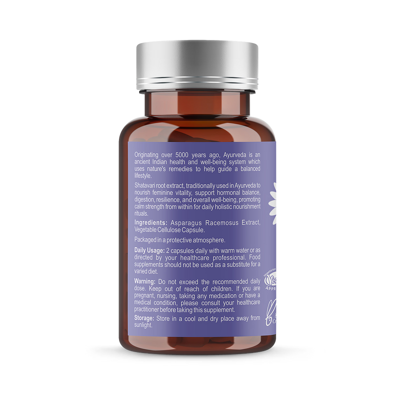 Ayumi Shatavari vegan capsules 60 count - British product
