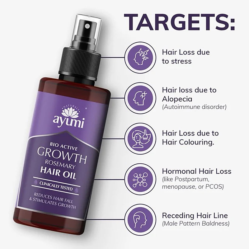 Ayumi rosemary hair growth oil 100ml (British brand)