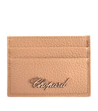 Chopard Classic leather card holder with rose-gold plaque, UK version