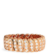 Harrods Anita Ko Rose Gold and Diamond Zoe Ring- Buy online at McGrocer