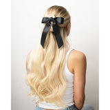 Brushworks satin hair bow duo red and black - British product