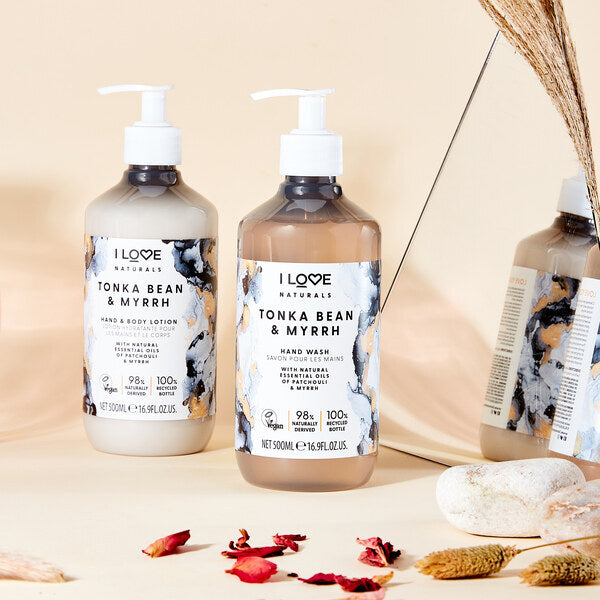 I Love Naturals hand wash Myrrh 500ml, imported from the UK